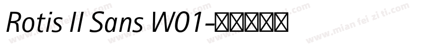 Rotis II Sans W01字体转换